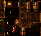 Donkey Kong Country 2: Diddy's Kong Quest for Super NES - Catch bananas when falling!