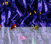 Donkey Kong Country 2: Diddy's Kong Quest for Super NES - The ice is temporary, run fast!