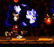 Donkey Kong Country 2: Diddy's Kong Quest for Super NES - Entering the mines.