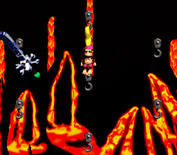 Donkey Kong Country 2: Diddy's Kong Quest for Super NES - A giant sword attacks!