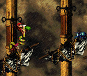 Donkey Kong Country 2: Diddy's Kong Quest for Super NES - This snake will help you out.