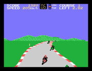Hang-On II for Sega SG-1000 - Hang on, another turn ahead...