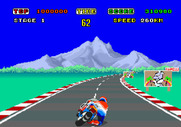 Hang-On for Arcade - The race begins!