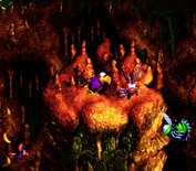 Donkey Kong Country 3: Dixie Kong's Double Trouble! for Super NES - Various creatures get in the way, avoid them!