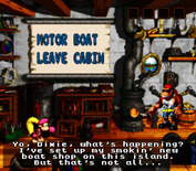 Donkey Kong Country 3: Dixie Kong's Double Trouble! for Super NES - Time to get a boat!