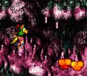 Donkey Kong Country 3: Dixie Kong's Double Trouble! for Super NES - Watch out for explosions here!