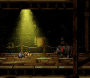 Donkey Kong Country 3: Dixie Kong's Double Trouble! for Super NES - The elephant is scared of the rats!
