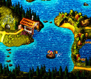 Donkey Kong Country 3: Dixie Kong's Double Trouble! for Super NES - Game start.