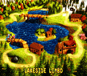 Donkey Kong Country 3: Dixie Kong's Double Trouble! for Super NES - Starting the adventure with Lakeside Limbo.