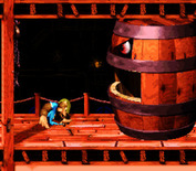 Donkey Kong Country 3: Dixie Kong's Double Trouble! for Super NES - The first end of level boss.