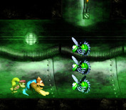 Donkey Kong Country 3: Dixie Kong's Double Trouble! for Super NES - This level has low gravity allowing you to jump higher than normal.