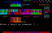 Rubik's Cube for IBM PC/Compatibles - Can you get the cube back to the ordered form?