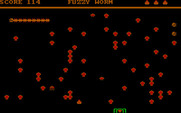 Fuzzy Worm for IBM PC/Compatibles - Game start.