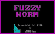 Fuzzy Worm for IBM PC/Compatibles - Title screen.
