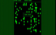 Fuzzy Worm for IBM PC/Compatibles - Game over.