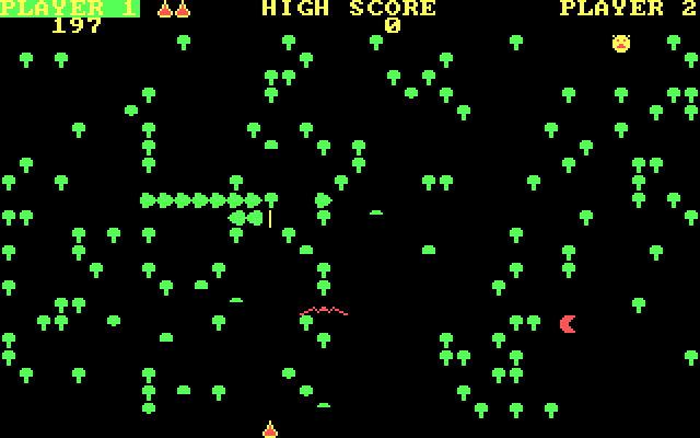 Mushroom Mania IBM PC/Compatibles Screenshot: Game start.