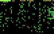Mushroom Mania for IBM PC/Compatibles - 100 points for shooting the spider!