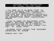 Escape From Manhattan for ZX81 / Timex Sinclair 1000 - Instructions part 3.