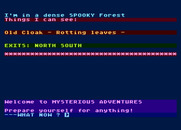 Golden Baton, The for Atari 8-bit - Starting location.