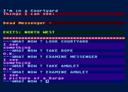 Arrow of Death: Part I for Atari 8-bit - Exploring the area...