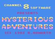 Arrow of Death: Part I for Atari 8-bit - Mysterious Adventures title screen.