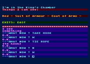 Arrow of Death: Part I for Atari 8-bit - I'm in the king's chamber now...