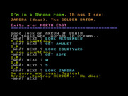 Arrow of Death: Part I for Commodore 16 & Plus/4 - Zardra is dead, but this could be a clue!