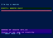 Arrow of Death: Part II for Atari 8-bit - Game start.