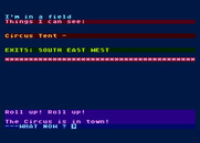 Circus for Atari 8-bit - Game start.