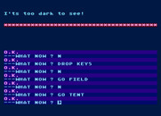 Circus for Atari 8-bit - It's too dark to see in here!