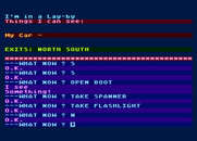 Circus for Atari 8-bit - Exploring the area...
