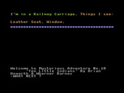 Ten Little Indians for Commodore 16 & Plus/4 - Starting screen.