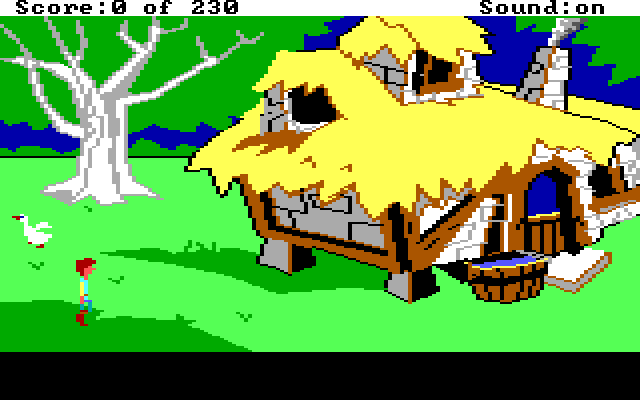 Black Cauldron, The IBM PC/Compatibles Screenshot: Game start.