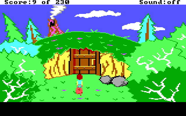 Black Cauldron, The IBM PC/Compatibles Screenshot: I wonder where this door goes...