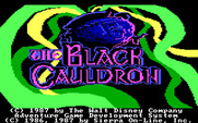 Black Cauldron, The for IBM PC/Compatibles - Title screen.