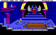 Black Cauldron, The for IBM PC/Compatibles - The evil king on his throne!
