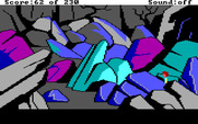Black Cauldron, The for IBM PC/Compatibles - Finding my way through a maze of rocks.