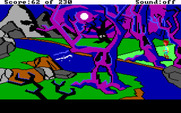 Black Cauldron, The for IBM PC/Compatibles - A spooky forest...not a good place to swim!