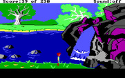 Black Cauldron, The for IBM PC/Compatibles - At a waterfall...