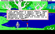 Black Cauldron, The for IBM PC/Compatibles - You're presented a few choices here, choose wisely!