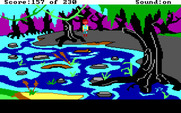Black Cauldron, The for IBM PC/Compatibles - A swamp! This looks dangerous...