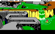 Black Cauldron, The for IBM PC/Compatibles - Floating away from the castle...
