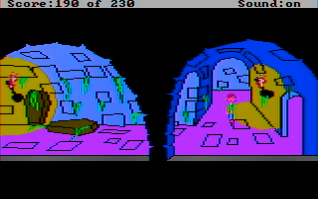 Black Cauldron, The IBM PC/Compatibles Screenshot: Searching for the Horned King now...