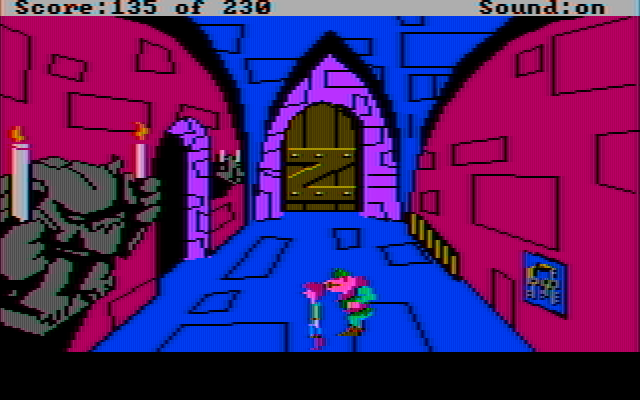 Black Cauldron, The IBM PC/Compatibles Screenshot: I've been spotted, run!