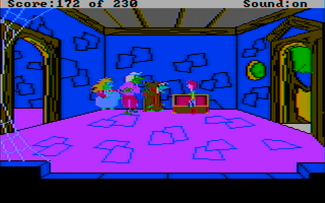 Black Cauldron, The IBM PC/Compatibles Screenshot: These witches don't like me...