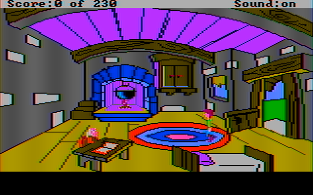 Black Cauldron, The IBM PC/Compatibles Screenshot: Inside that little house...