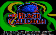 Black Cauldron, The for IBM PC/Compatibles - Title screen.