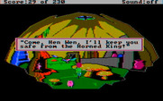 Black Cauldron, The for IBM PC/Compatibles - Inside, where Hen Wen will be safe.
