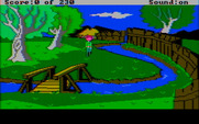 Black Cauldron, The for IBM PC/Compatibles - The bridge leaving home...