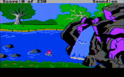 Black Cauldron, The for IBM PC/Compatibles - You can swim in some areas where the water is calm.